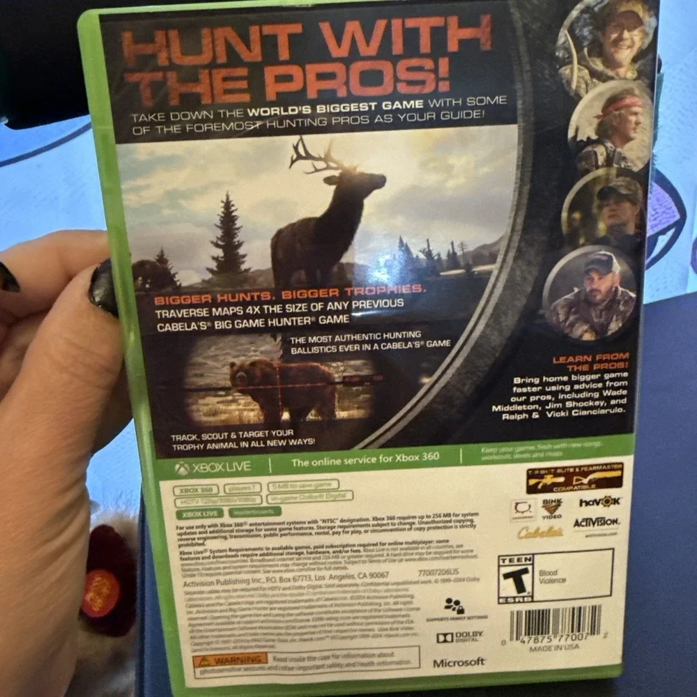 Cabela's Big Game Hunter: Pro Hunts (Microsoft Xbox 360, 2014)